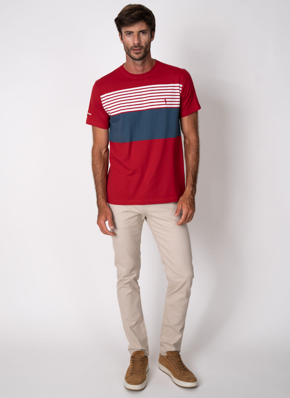 Camiseta-Aleatory-Listrada-Prestige-Vermelha-Vermelho-P