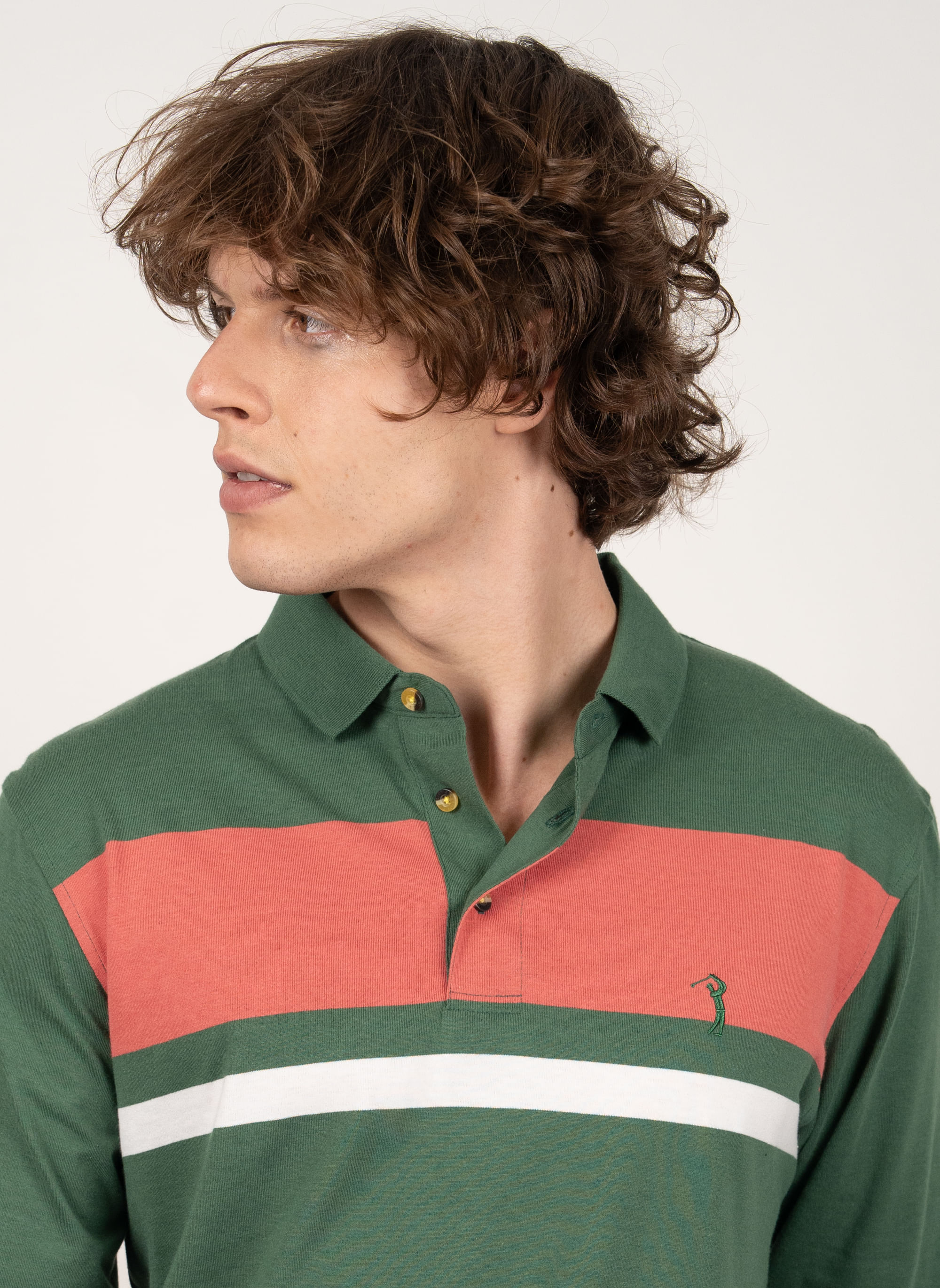 Camisa-Polo-Aleatory-Listrada-Manga-Longa-Flash-Verde-Verde-P