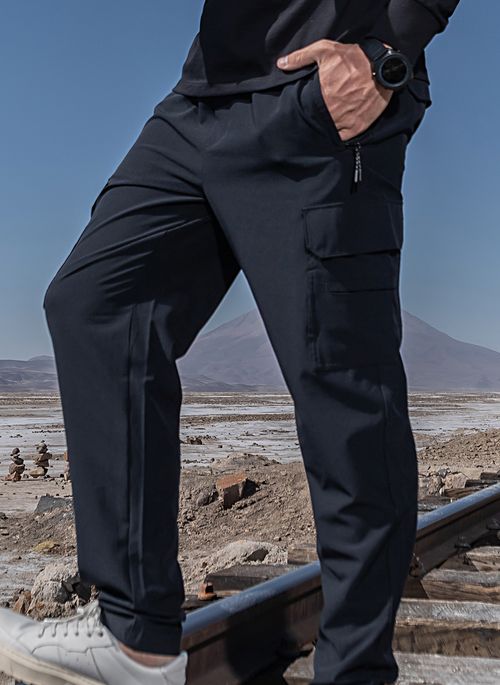 Calça Cargo Aleatory Moon Preta