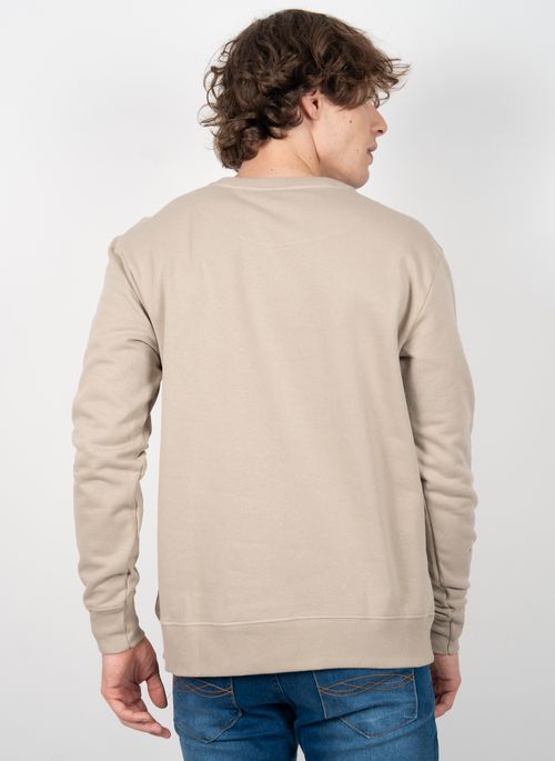 Blusão Moletom Aleatory Free Khaki