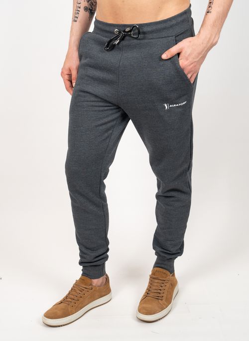 Calça Moletom Aleatory Star Mescla Chumbo