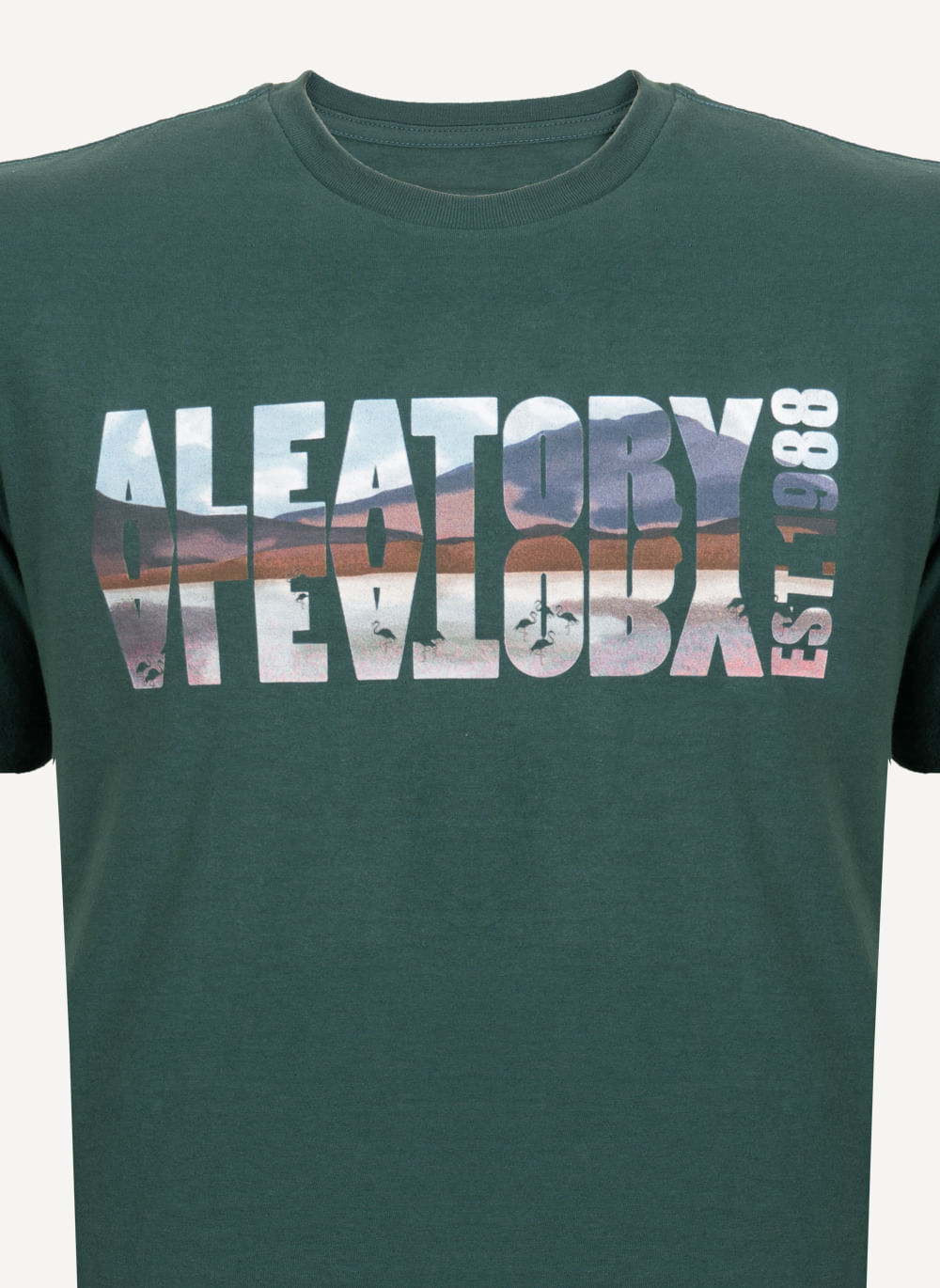 Camiseta-Estampada-Aleatory-Horizon-Verde-Verde-P