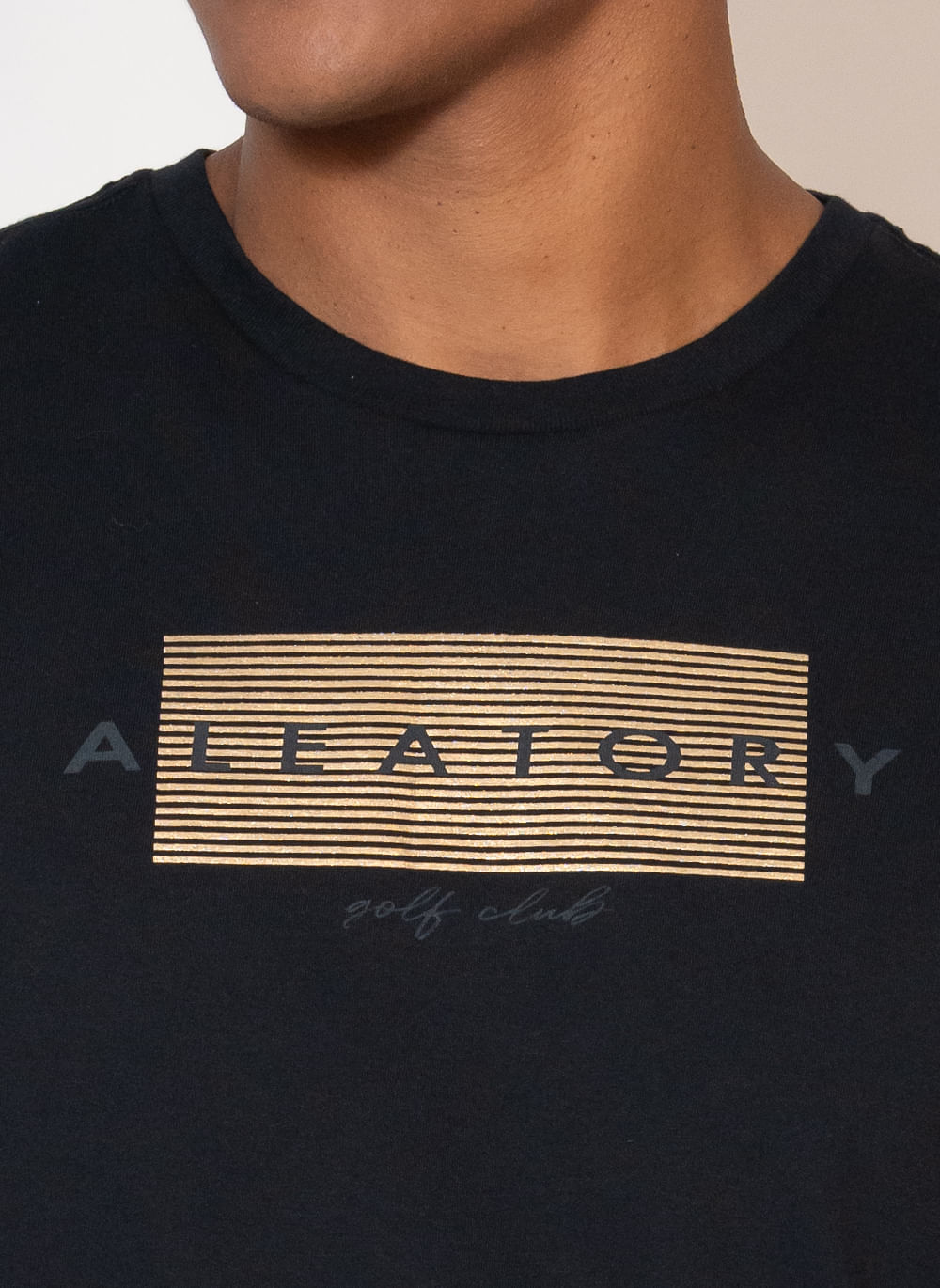 Camiseta-Estampada-Aleatory-Golden-Lines-Preta-Preto-P