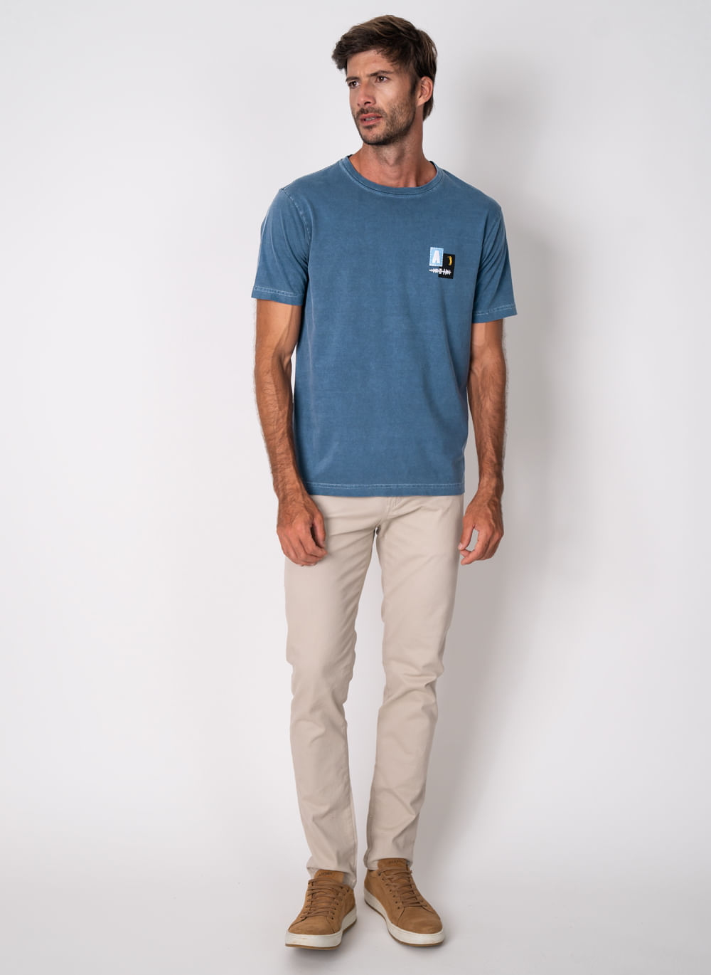 Camiseta-Estampada-Aleatory-Stone-Azul-Azul-G