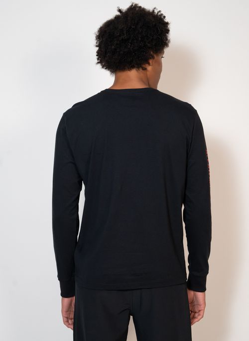 Camiseta Estampada Aleatory ML Since Preta