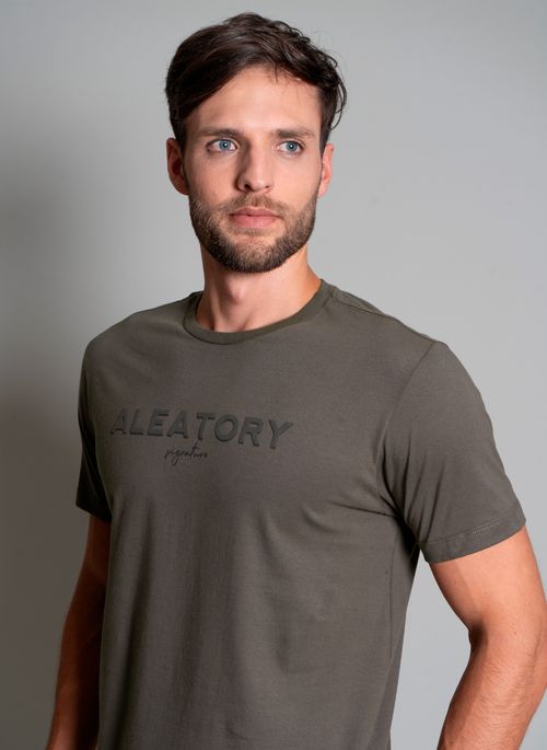 Camiseta Signature Estampada Shadow Verde