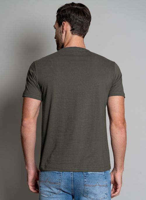 Camiseta Signature Estampada Anagram Chumbo