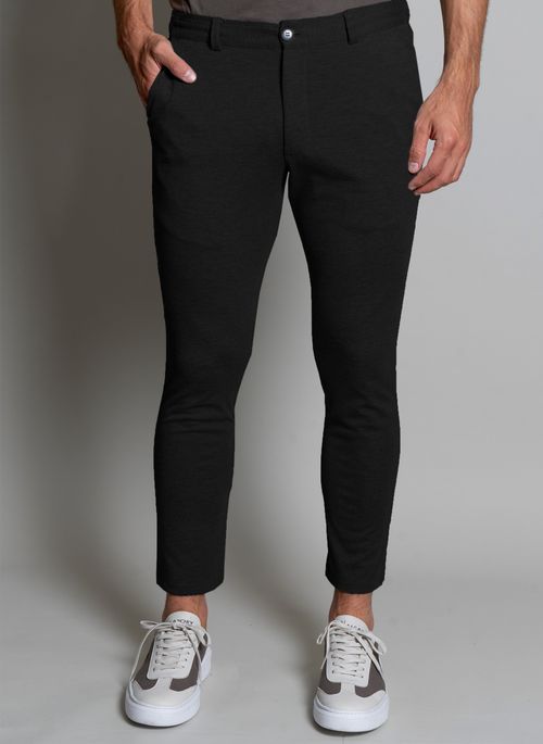 Calça Alfaiataria Signature Malha Preta