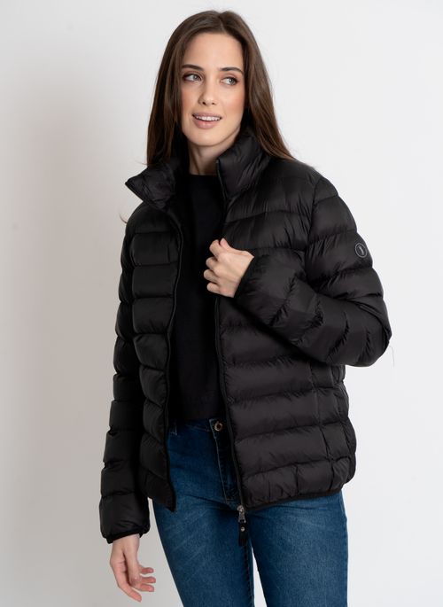Jaqueta Aleatory Feminina Nylon Travel Preta