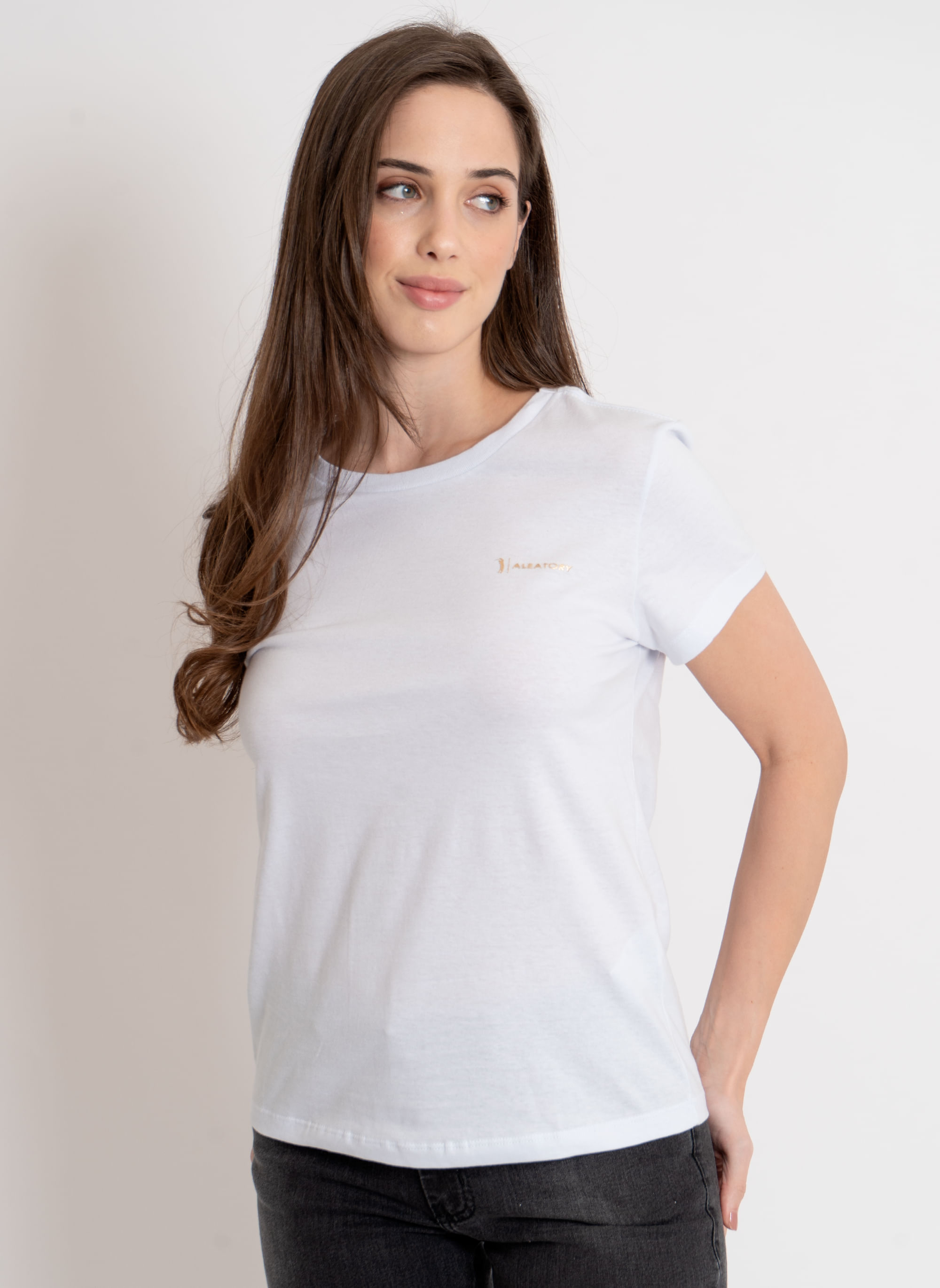 Camiseta-Aleatory-Lisa-Feminina-Golden-Golf-Branca-Branco-G