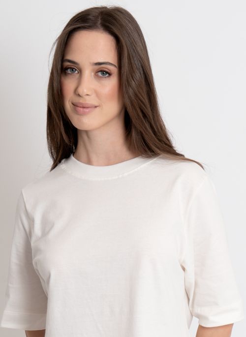 Blusa Feminina Aleatory Lisa Confident Off-White