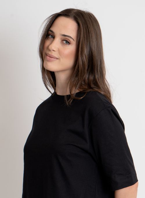 Blusa Feminina Aleatory Lisa Confident Preta