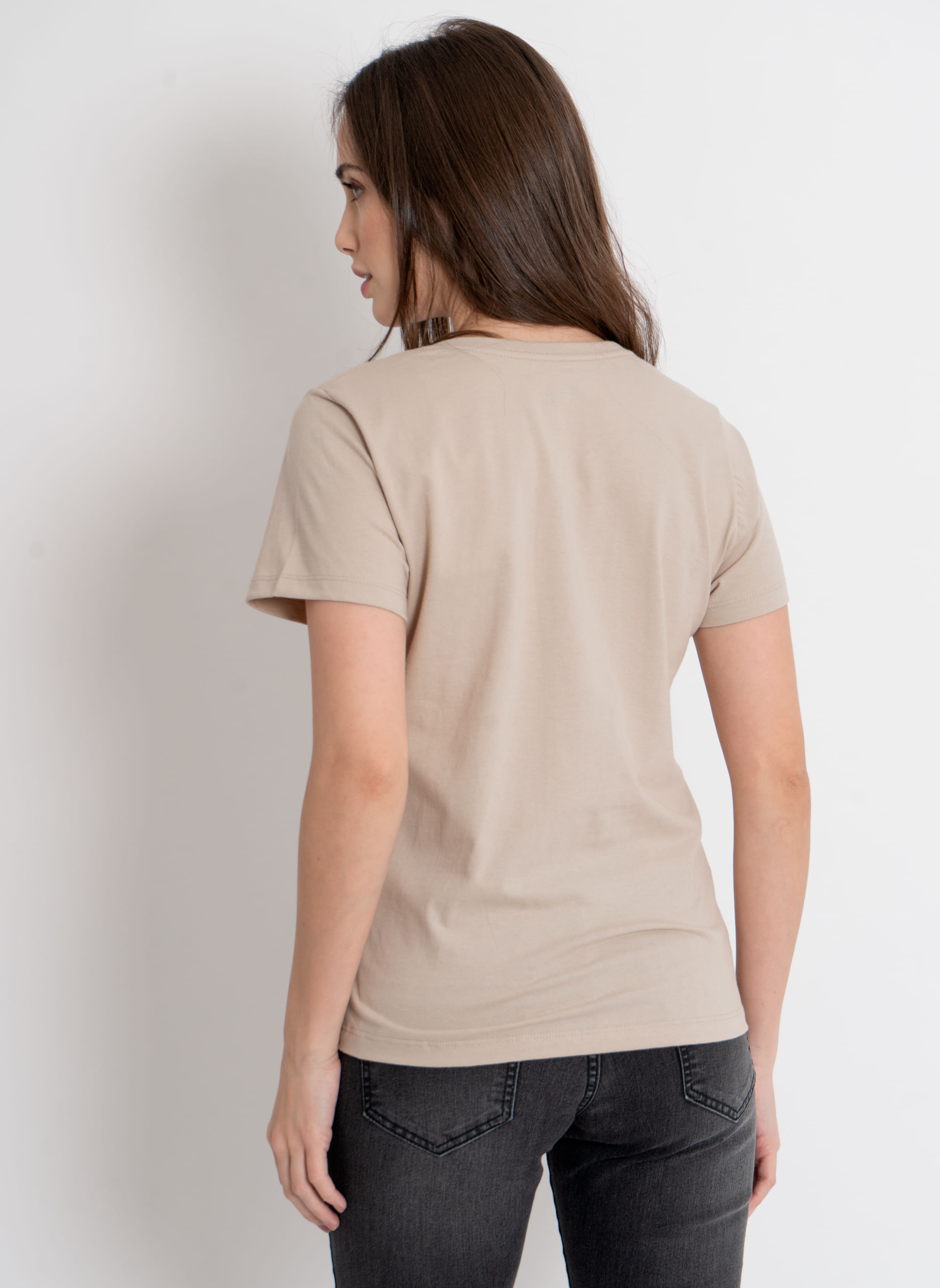 Camiseta-Feminina-Aleatory-Estampada-Fine-Bege-Bege-P
