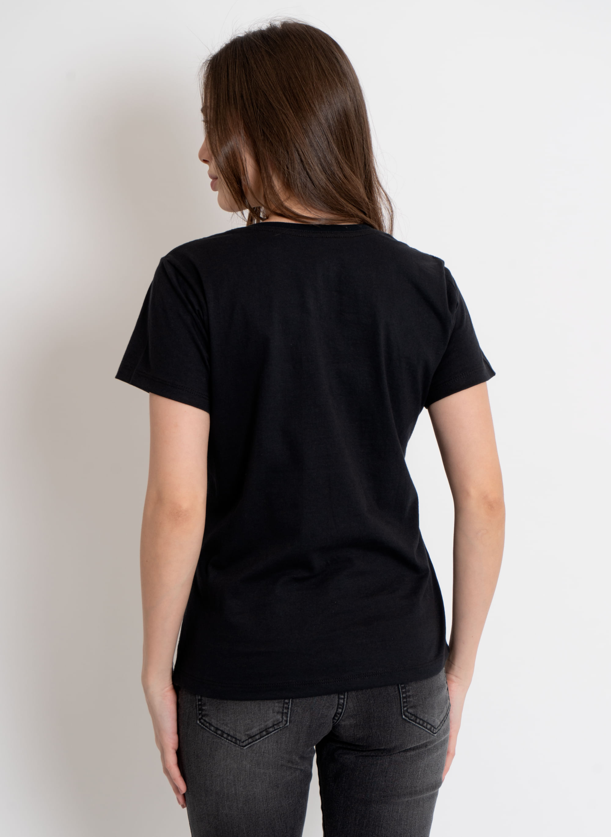 Camiseta-Feminina-Aleatory-Estampada-Fine-Preta-Preto-P