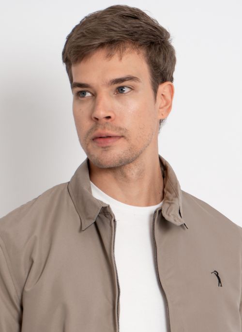 Jaqueta Aleatory com Forro Fleece Khaki