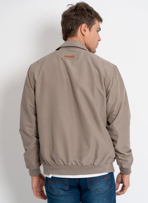 Jaqueta Aleatory com Forro Fleece Khaki