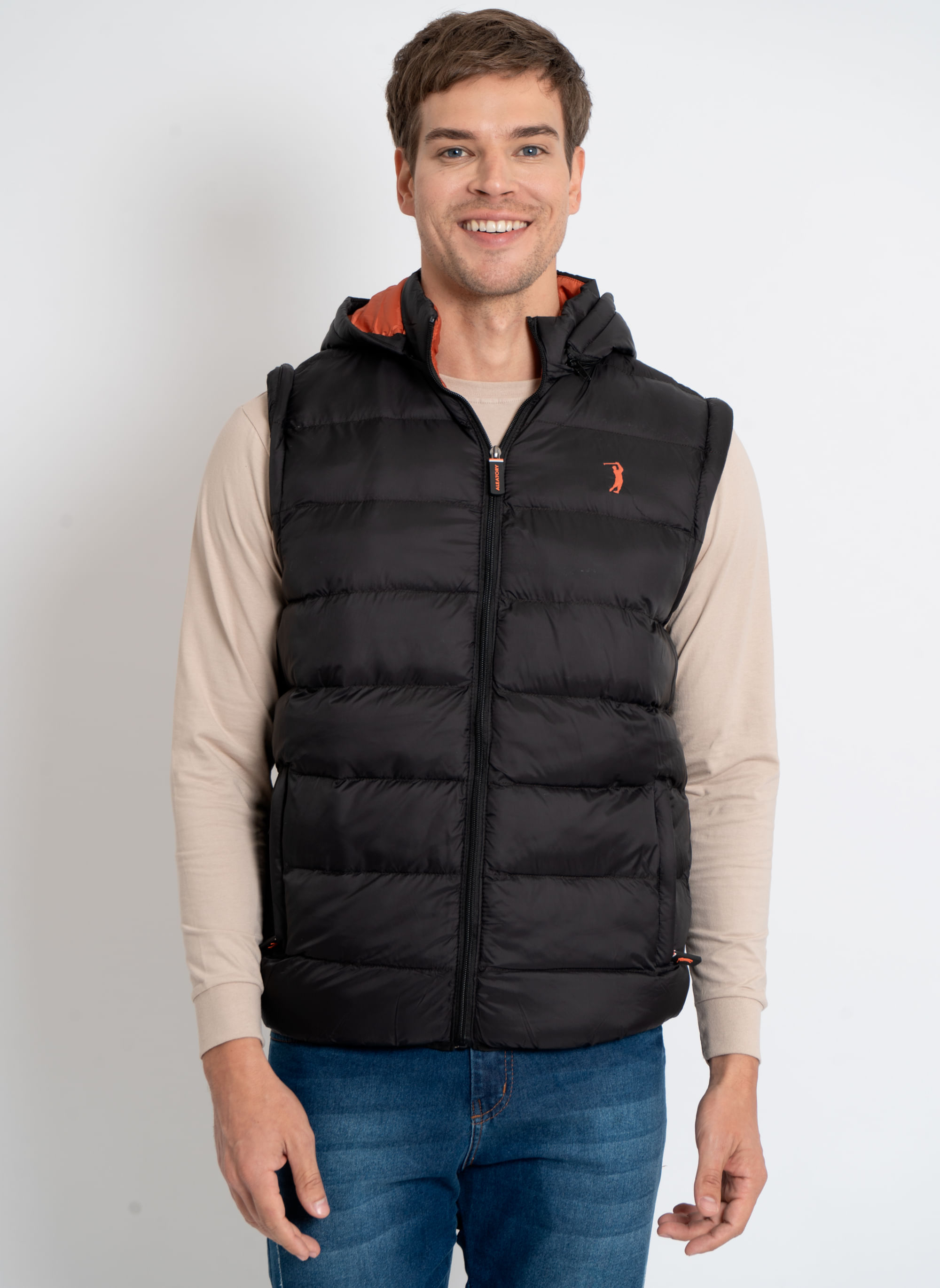 Jaqueta-Aleatory-Puffer-Capuz-Removivel-Preta-Preto-G