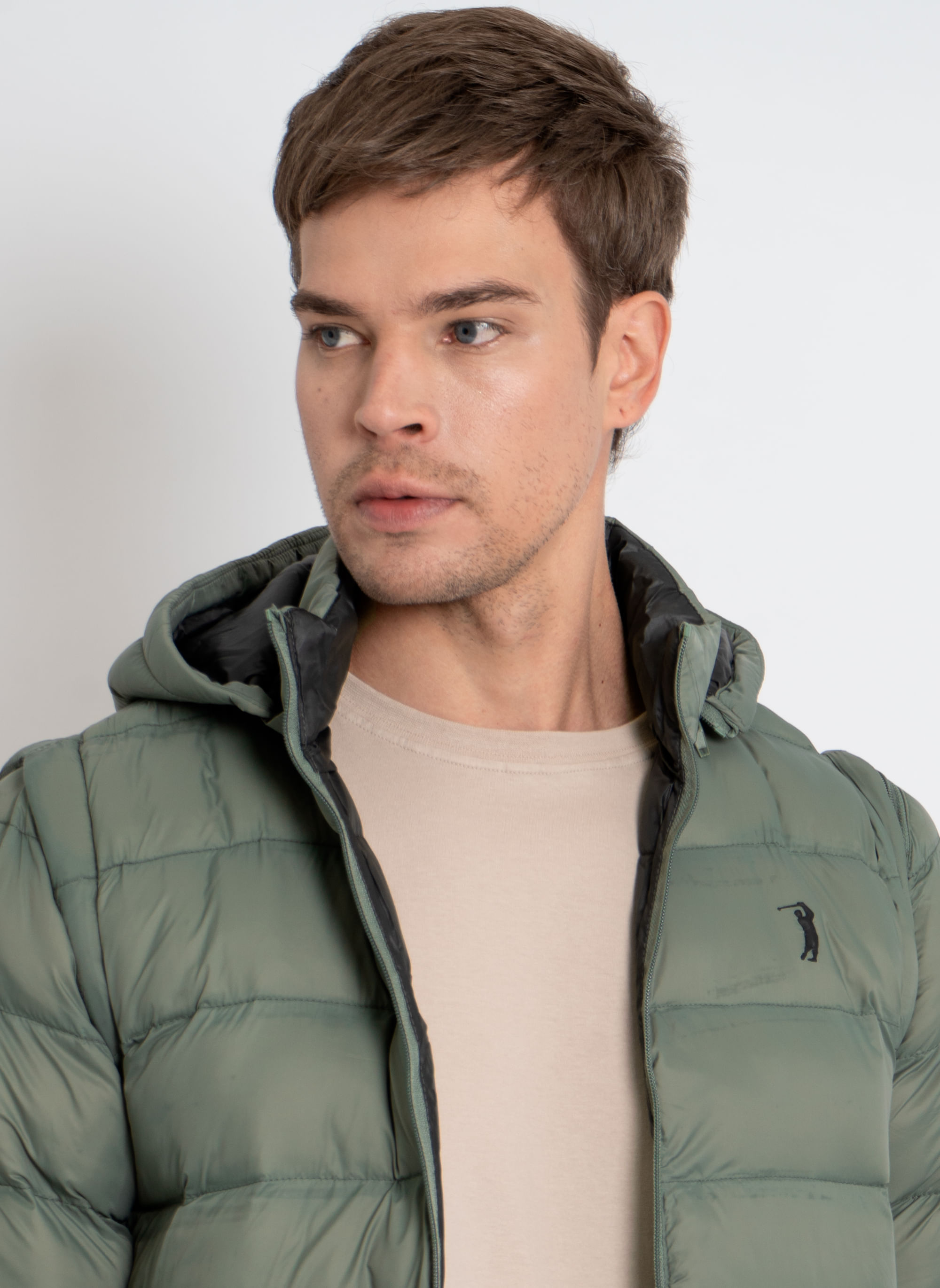 Jaqueta-Aleatory-Puffer-Capuz-Removivel-Verde-Verde-Militar-M