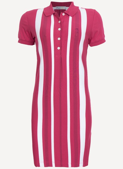 Vestido Aleatory Listrado Easy Pink