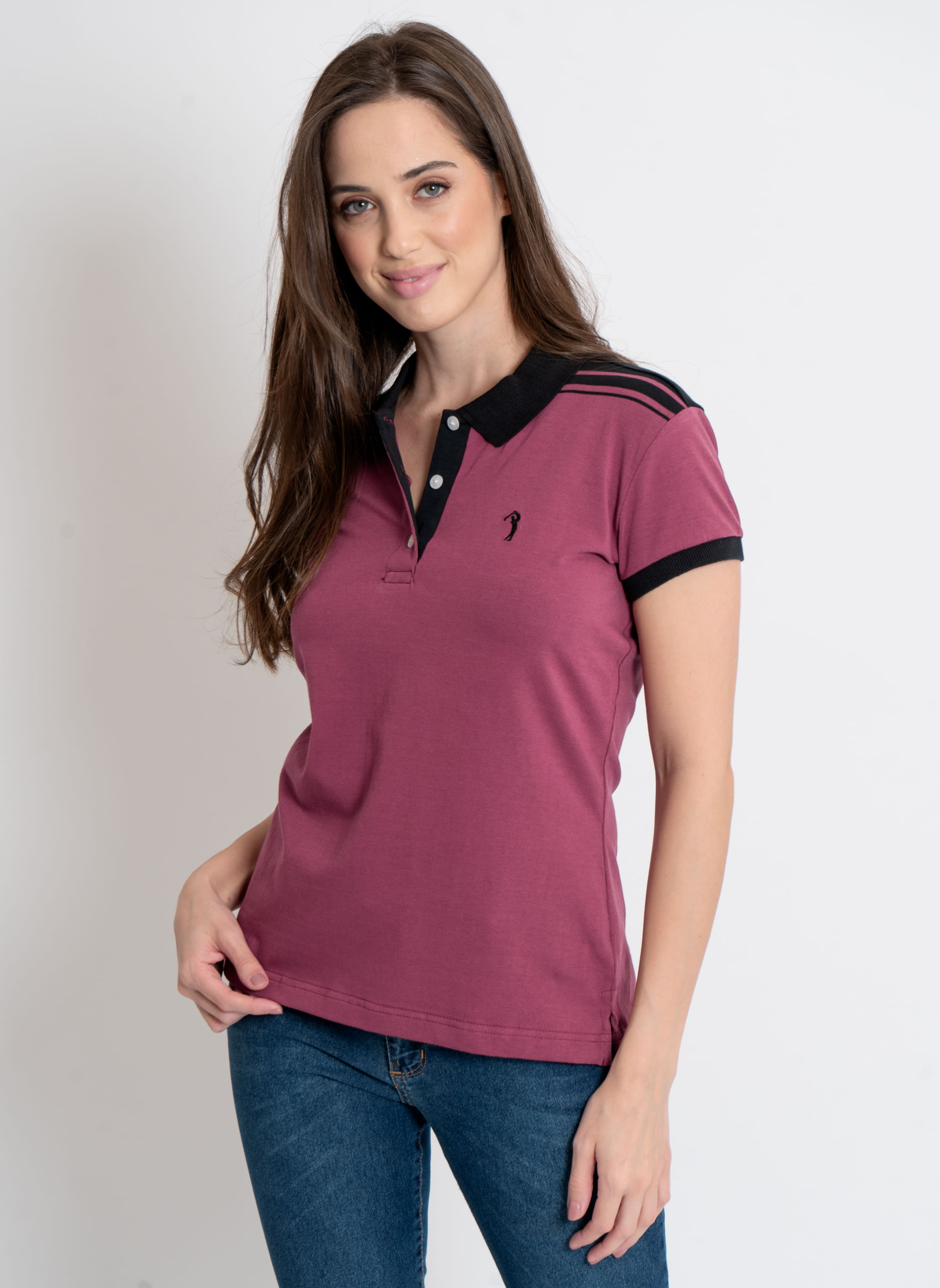 Camisa-Polo-Feminina-Aleatory-Revolution-Vinho-Vinho-M