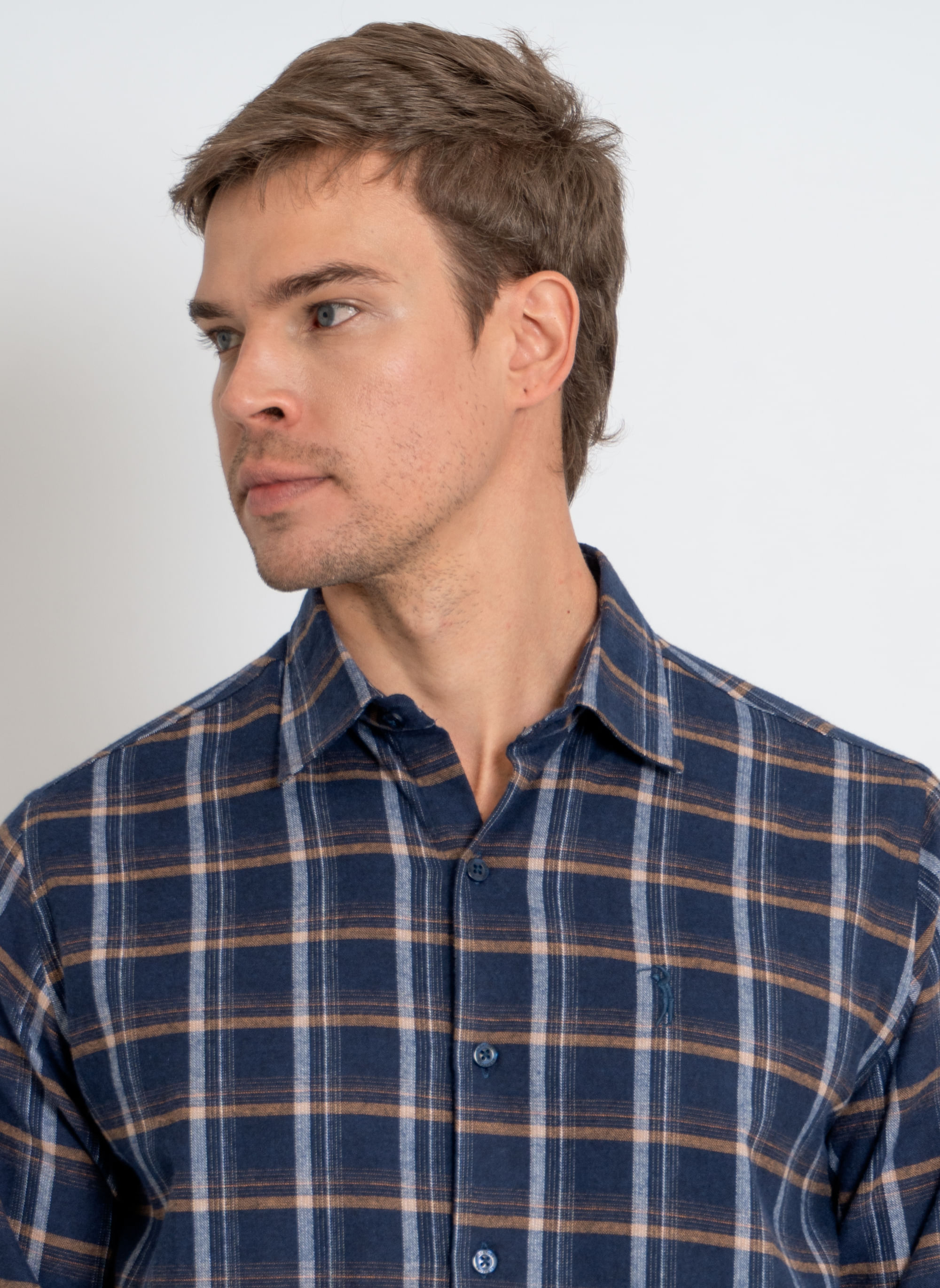 Camisa-Xadrez-Aleatory-Flanela-Soft-Touch-Finn-Marinho-Azul-Marinho-G