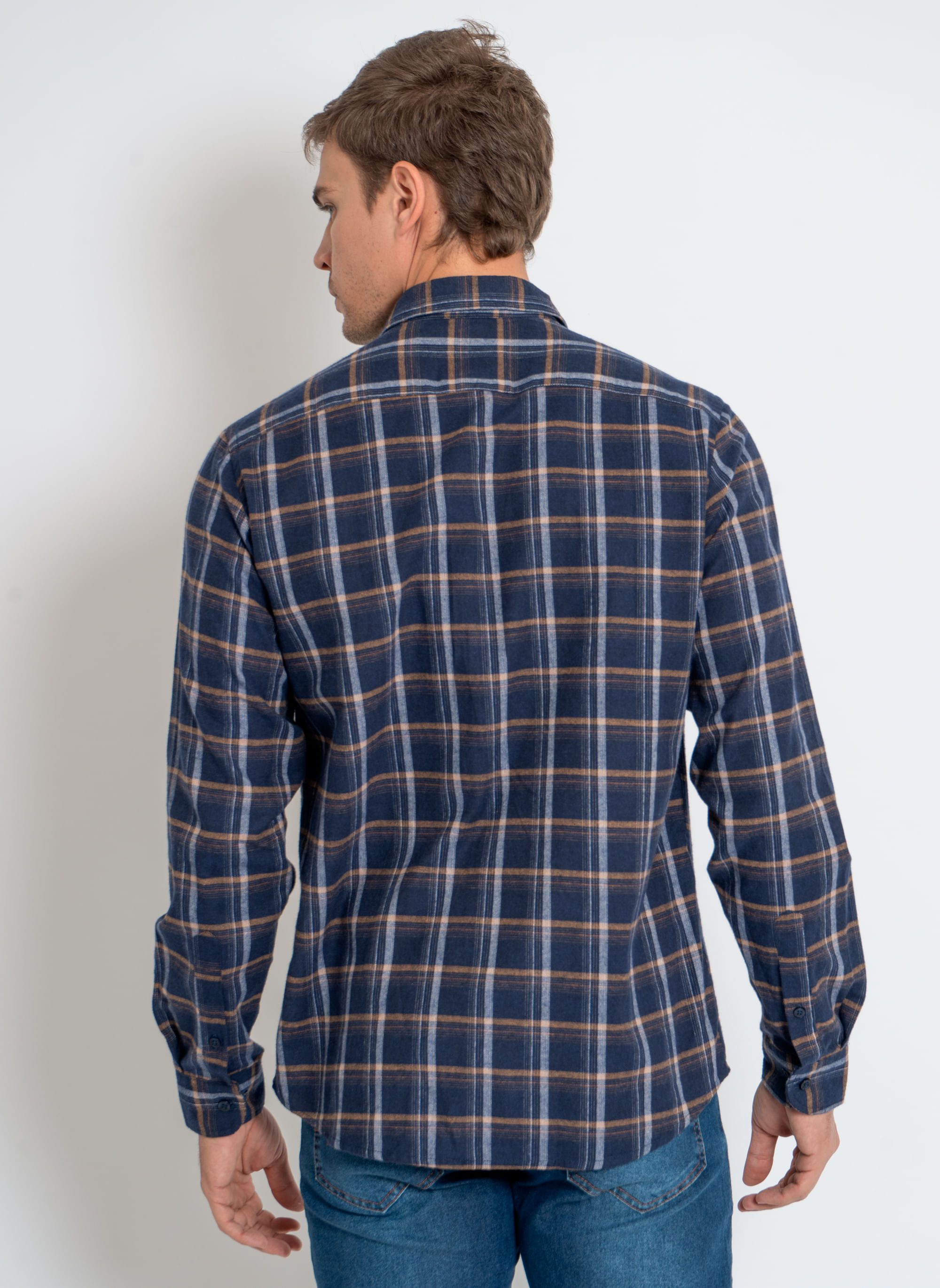 Camisa-Xadrez-Aleatory-Flanela-Soft-Touch-Finn-Marinho-Azul-Marinho-G