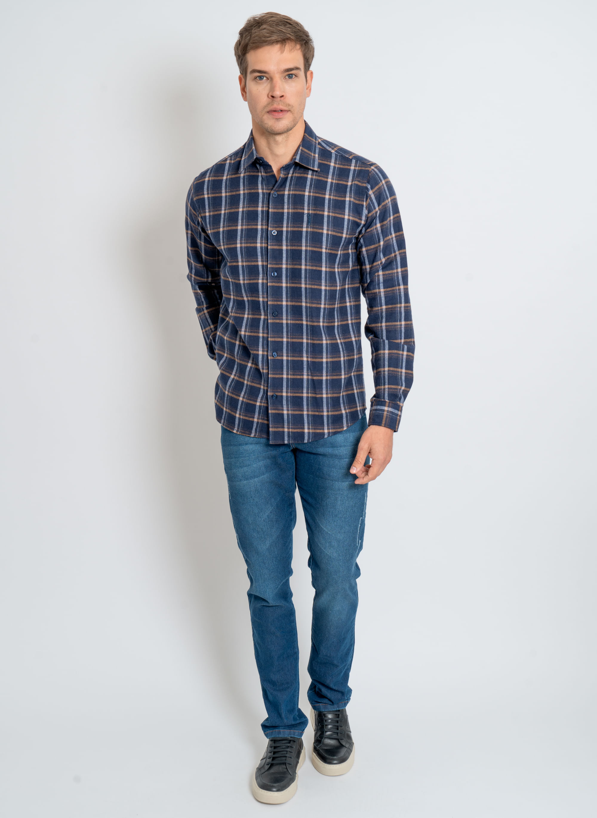 Camisa-Xadrez-Aleatory-Flanela-Soft-Touch-Finn-Marinho-Azul-Marinho-G