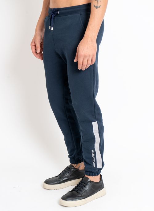 Calça Moletom Aleatory Chill Marinho