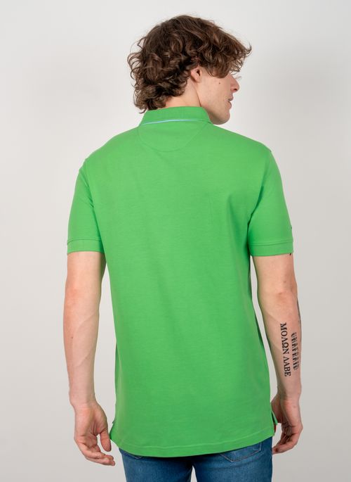 Camisa Polo Verde Limão Lisa Aleatory