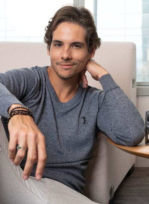 Suéter Aleatory Gola V New Frame Binado Cinza