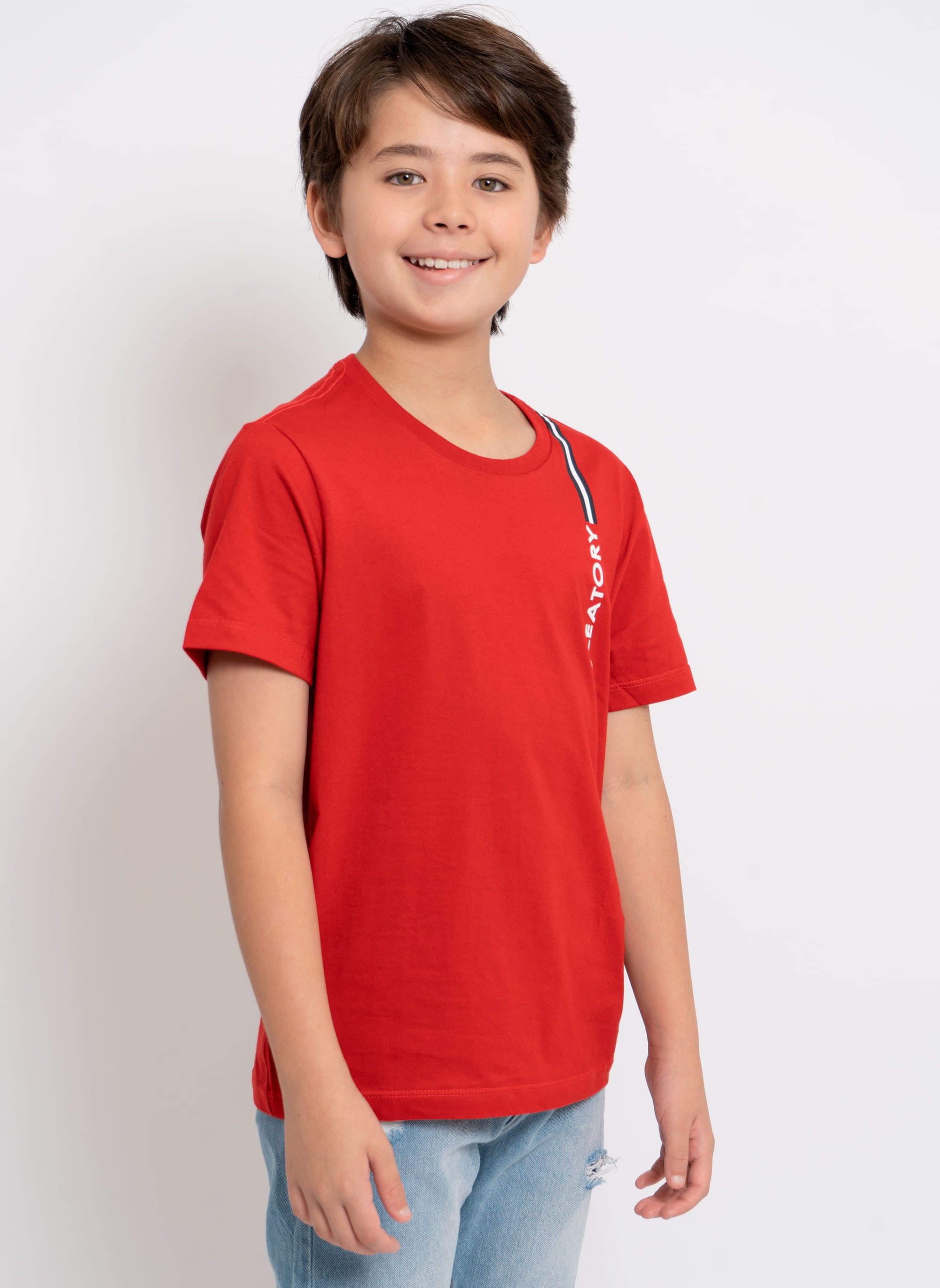 Camiseta-Aleatory-Kids-Estampada-Emboss-Vermelha-Vermelho-2