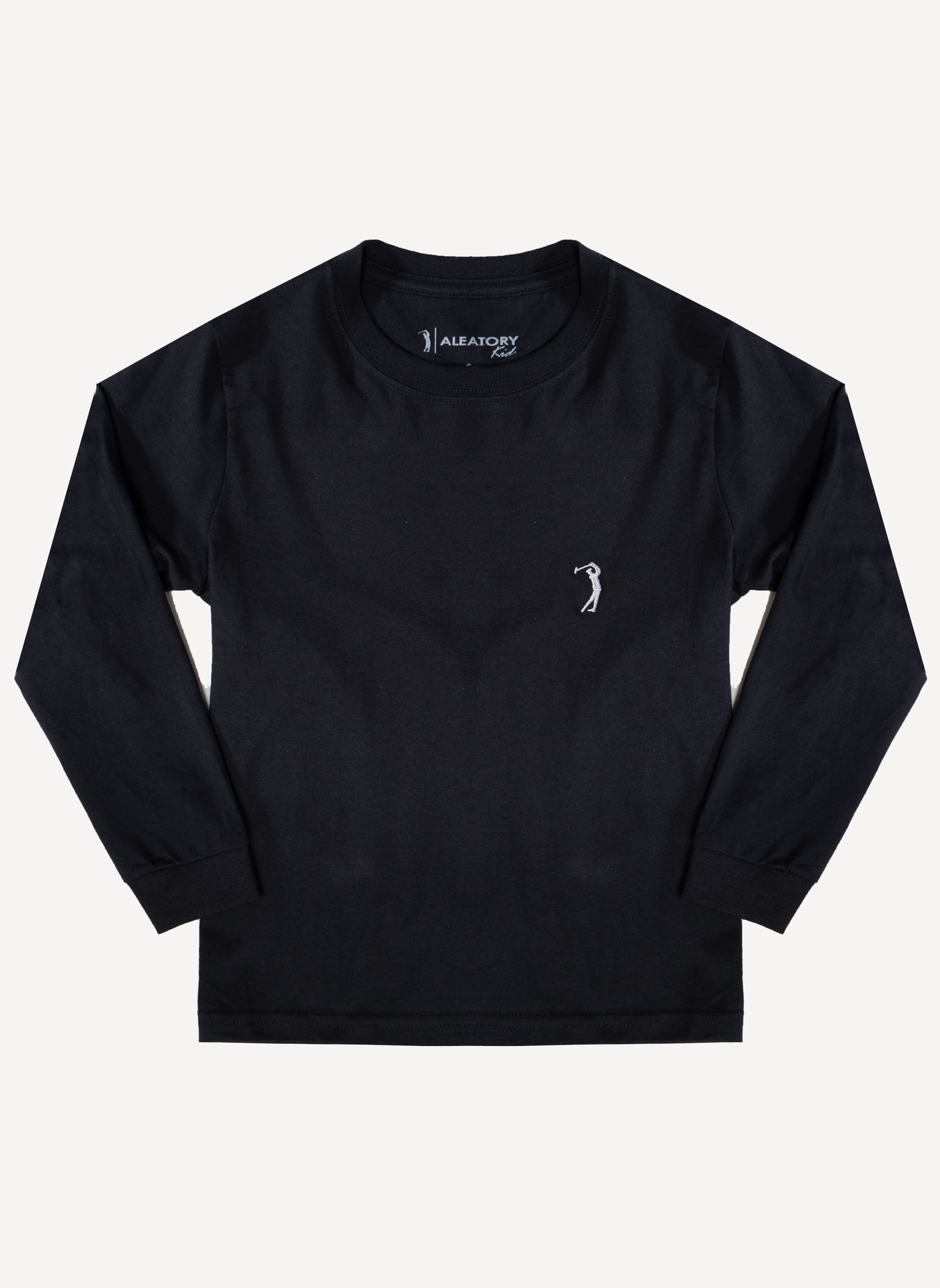 Camiseta-Aleatory-Infantil-Lisa-Manga-Longa-Freedom-Preta-Preto-2