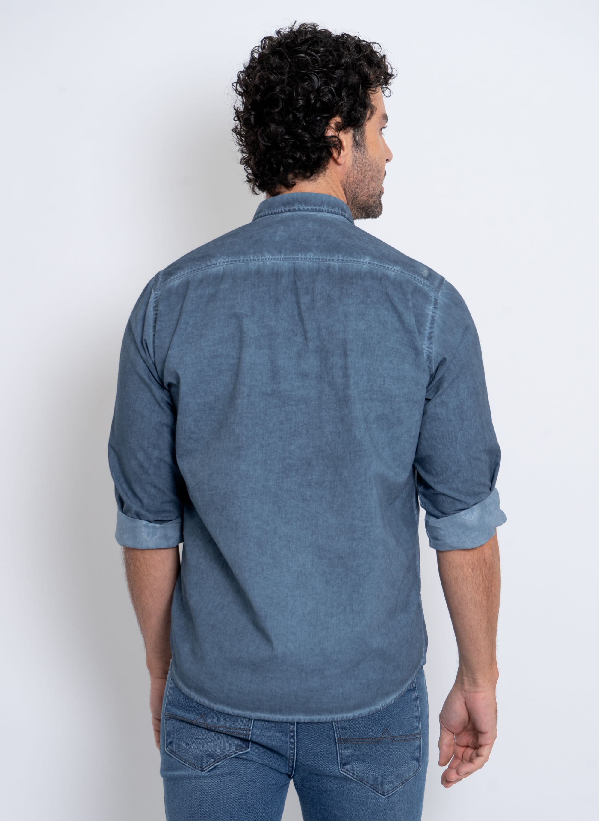 Camisa-Aleatory-ML-Tinturada-Azul-Azul-M