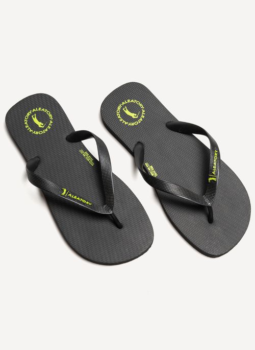 Chinelo Aleatory Way Preto