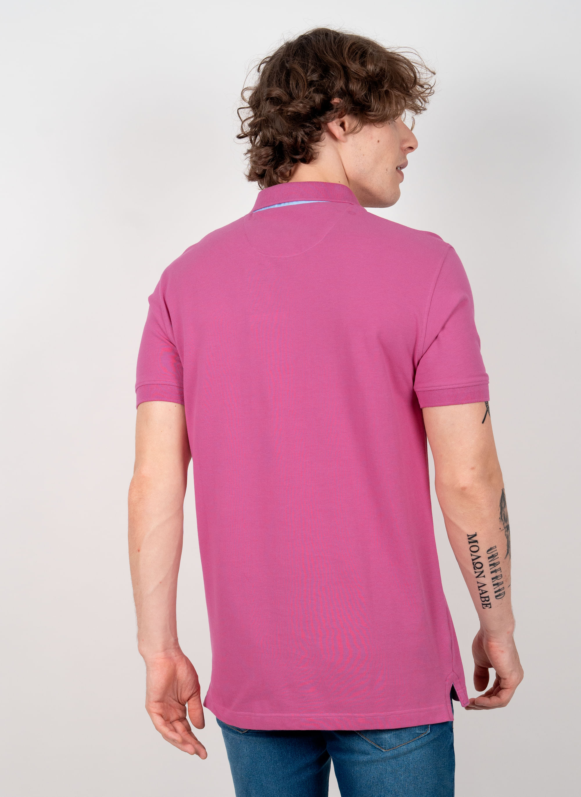 Camisa-Polo-Violeta-Lisa-Aleatory-Rosa-P