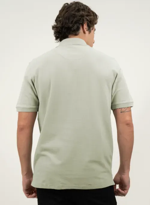 Camisa Polo Aleatory Piquet Light Bege