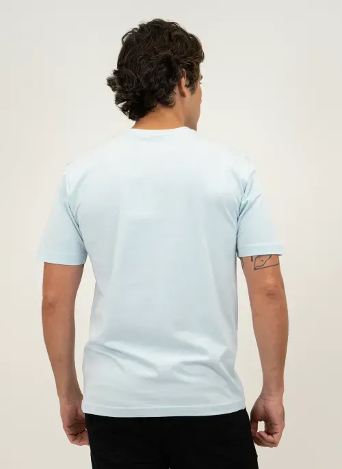 Camiseta Aleatory Lisa Azul Sky