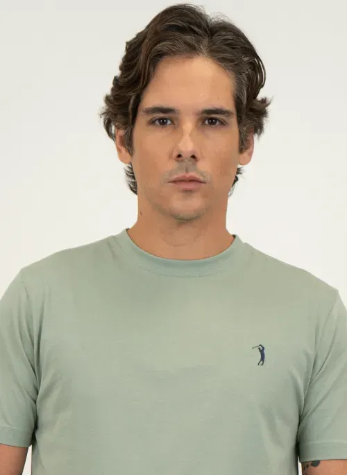 Camiseta Verde Claro Lisa Aleatory
