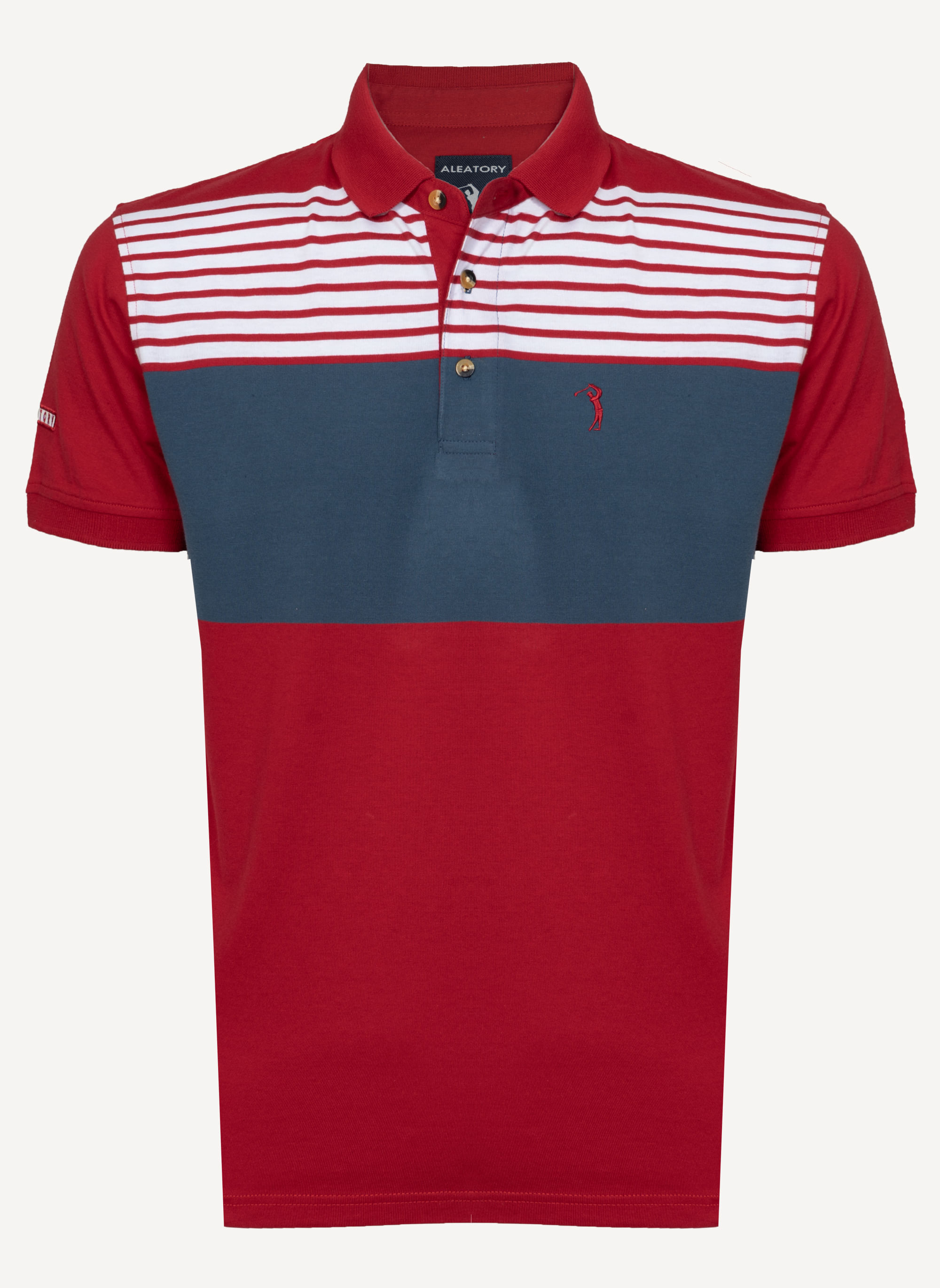 Camisa-Polo-Aleatory-Listrada-Prestige-Vermelha-Vermelho-GG