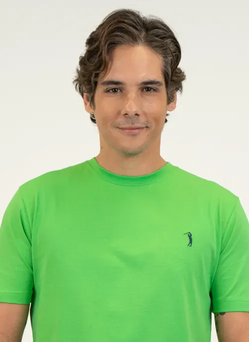 Camiseta Verde Limão Lisa Aleatory