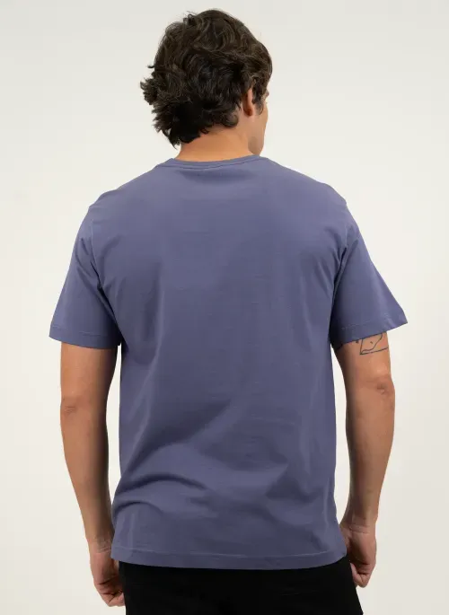 Camiseta Azul Escuro Lisa Aleatory