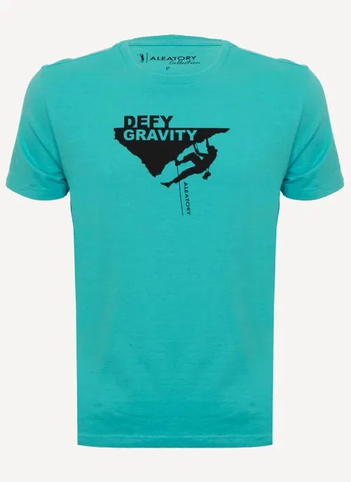 Camiseta Estampada Aleatory Radical Azul