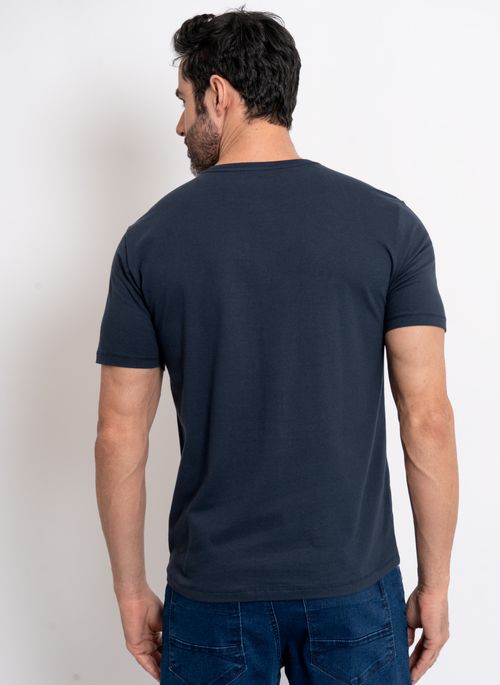 Camiseta Estampada Aleatory Complete Marinho