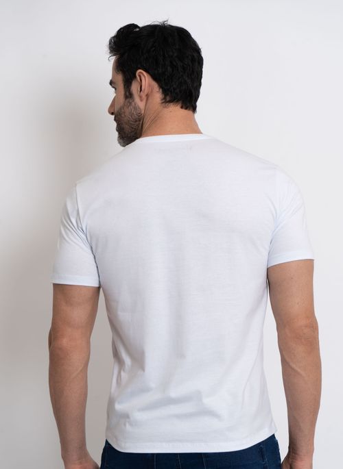 Camiseta Estampada Aleatory Complete Branca