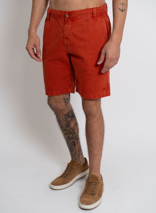 Bermuda Sarja Lisa Aleatory Pilot Red Ochre