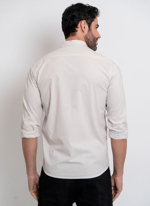 Camisa Aleatory Lisa Stone ML Titan Cinza