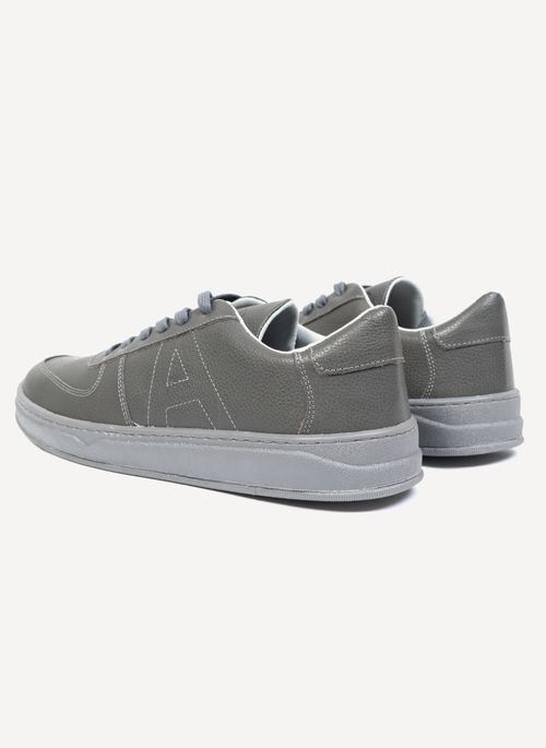 Tênis Couro Aleatory Digital Grey