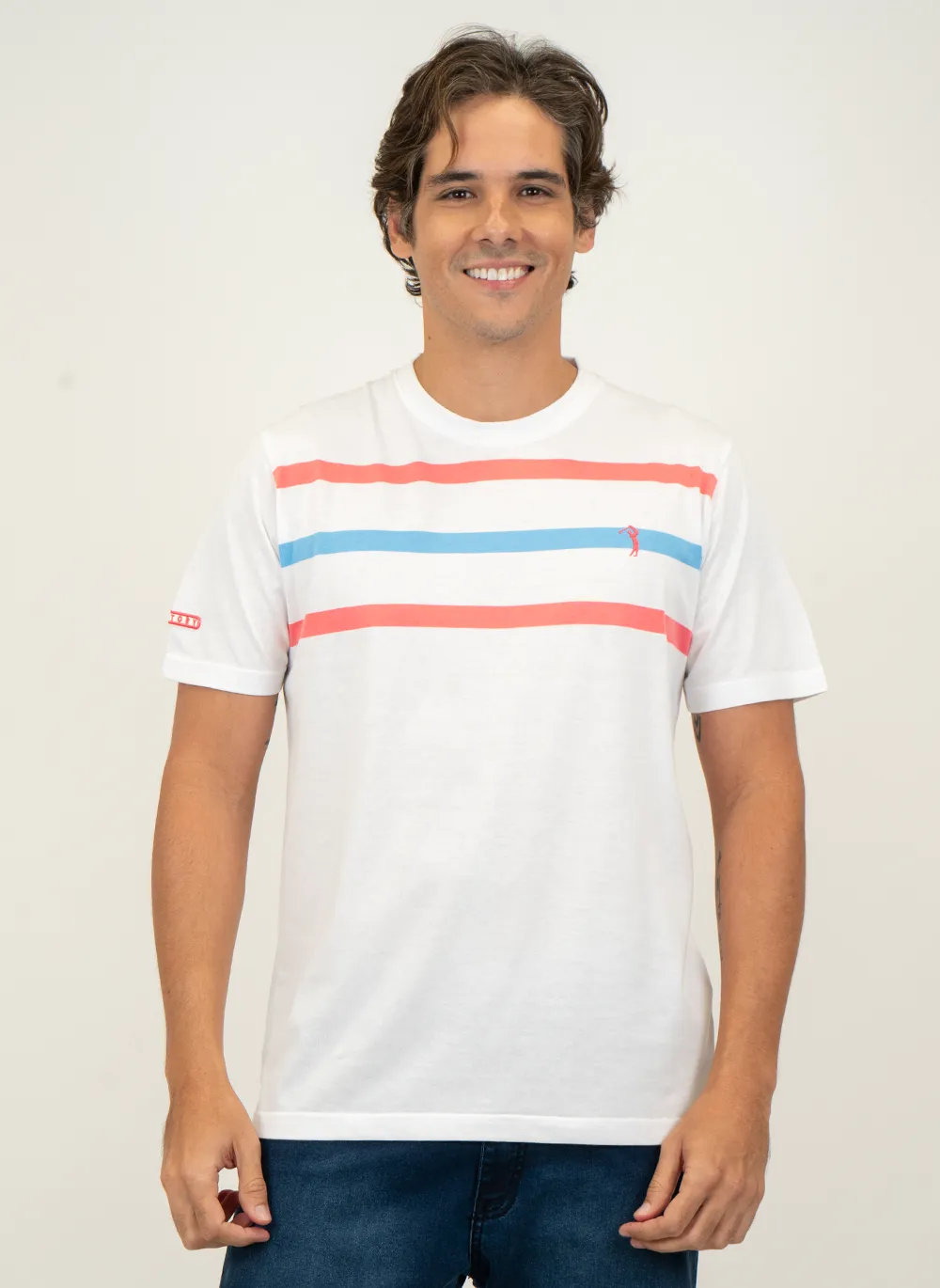 Camiseta-Masculina-Aleatory-Listrada-Baltimore-Branco-Branco-G