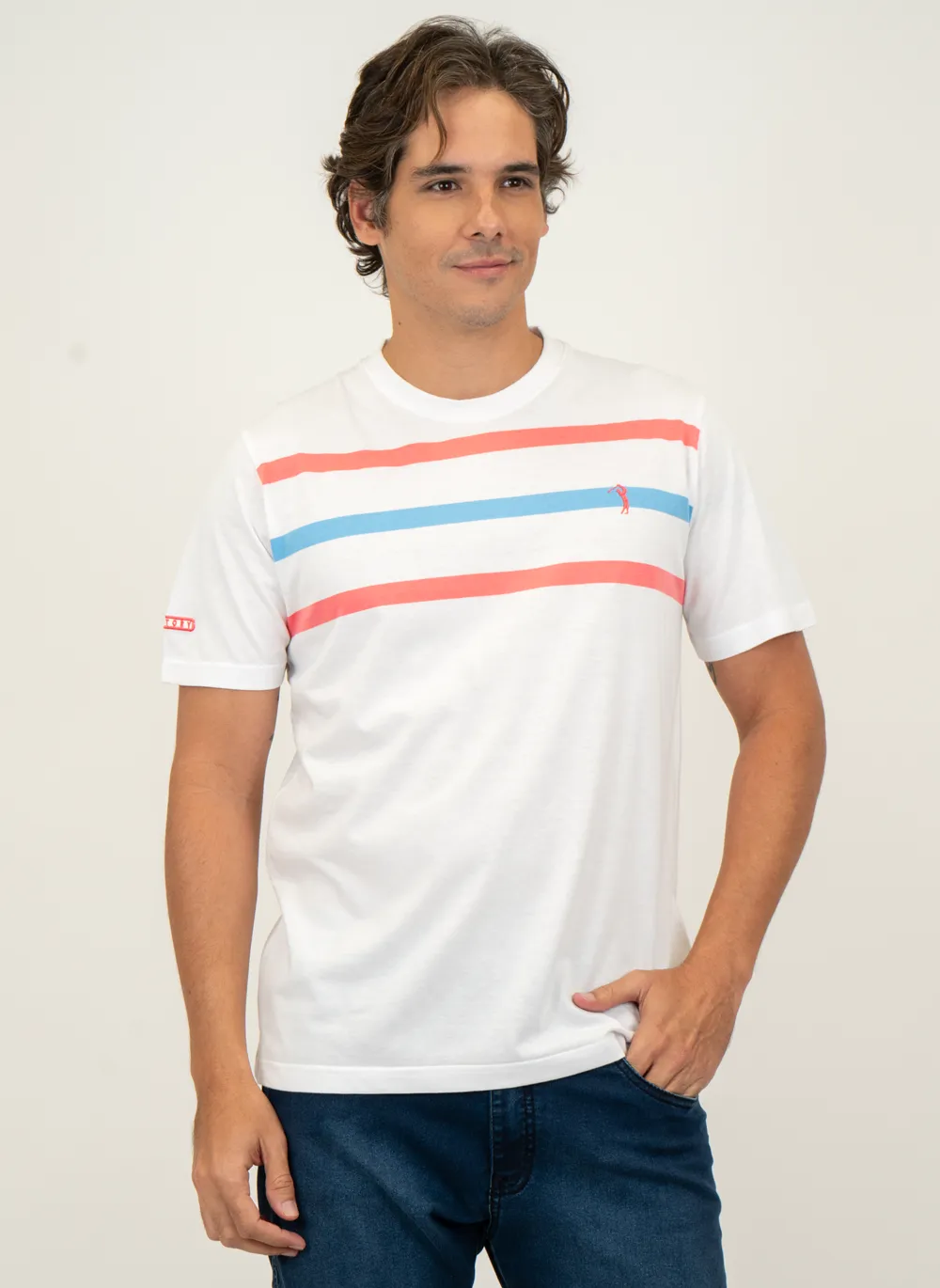Camiseta-Masculina-Aleatory-Listrada-Baltimore-Branco-Branco-G