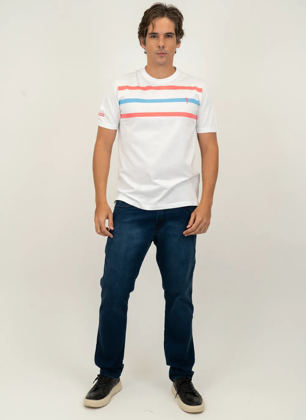 Camiseta-Masculina-Aleatory-Listrada-Baltimore-Branco-Branco-G